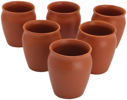 Terracotta beer glass Clay beer mugs