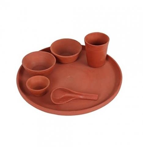 Clay dinner set Terracotta dinner set